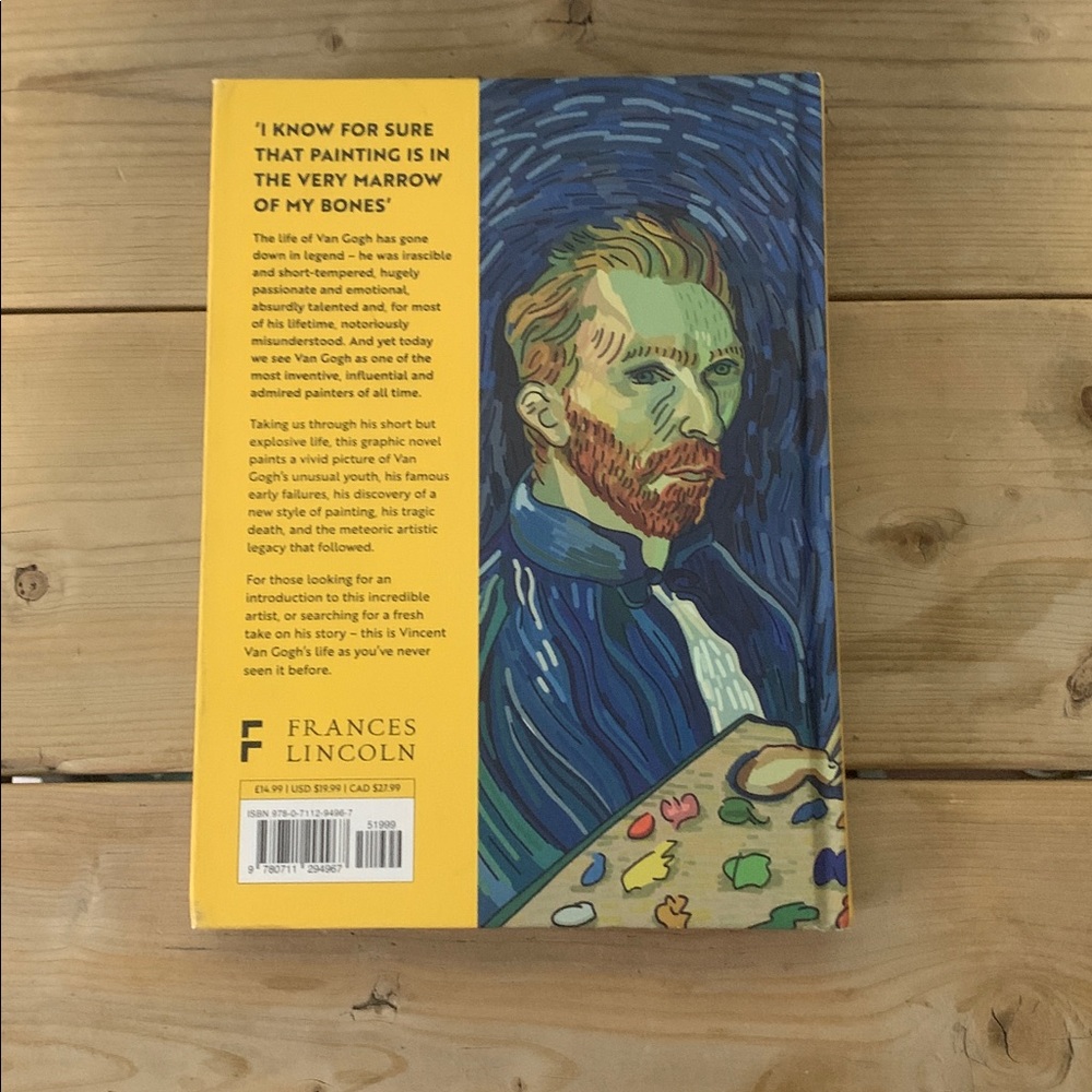 Vincent Graphic Biography Book Written and Illustrated by Simon Elliott - Picture 2 of 4